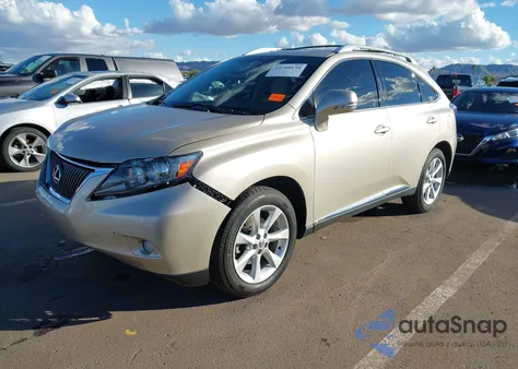 2011 Lexus Rx 350 z USA, uszkodzony, nr VIN 2T2BK1BA8BC113956